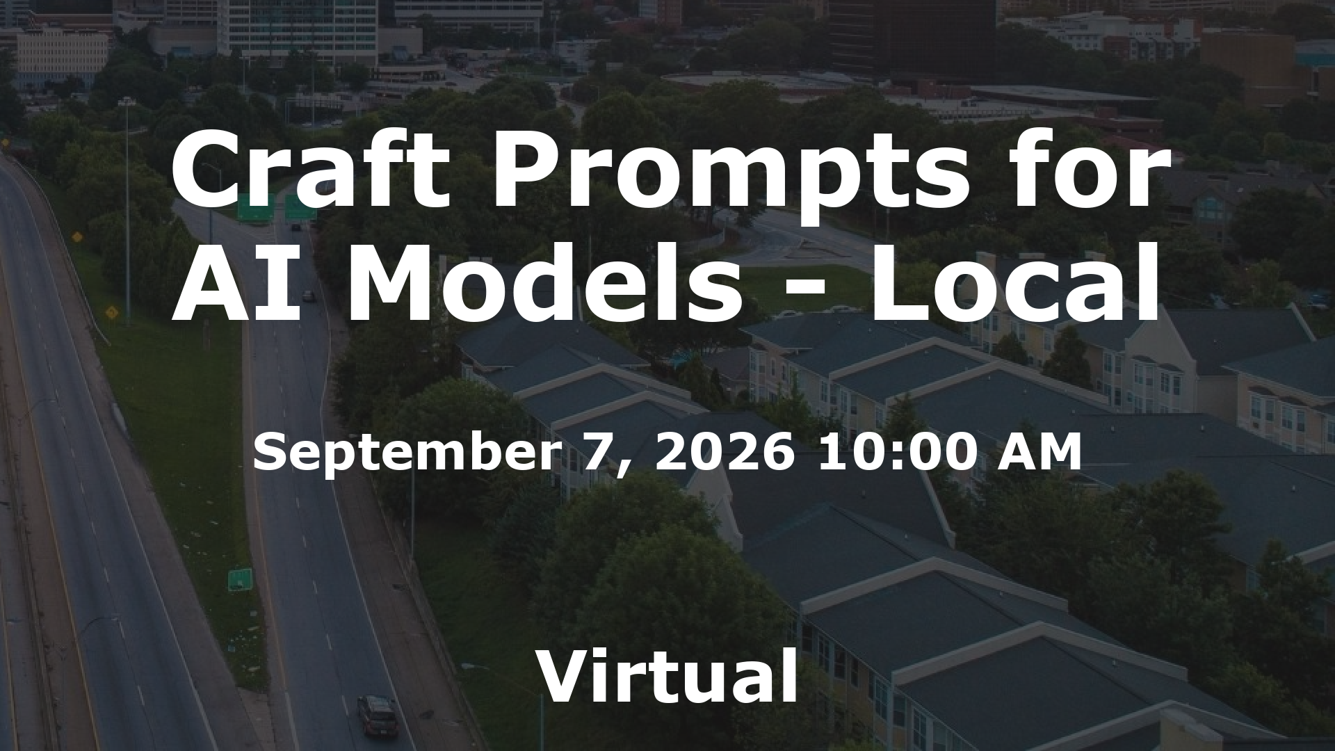 Craft Prompts for AI Models - Local event image